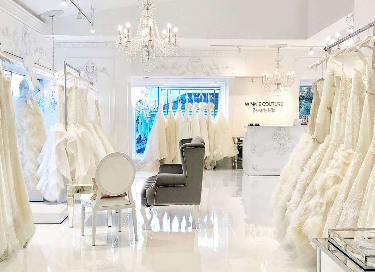 Luxury mobile bridal boutique